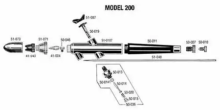Badger 510107 Shell for #200 w/Needle Bearing