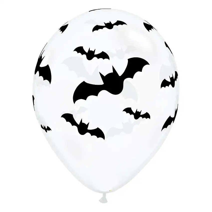 Clear Bat Balloon Pack
