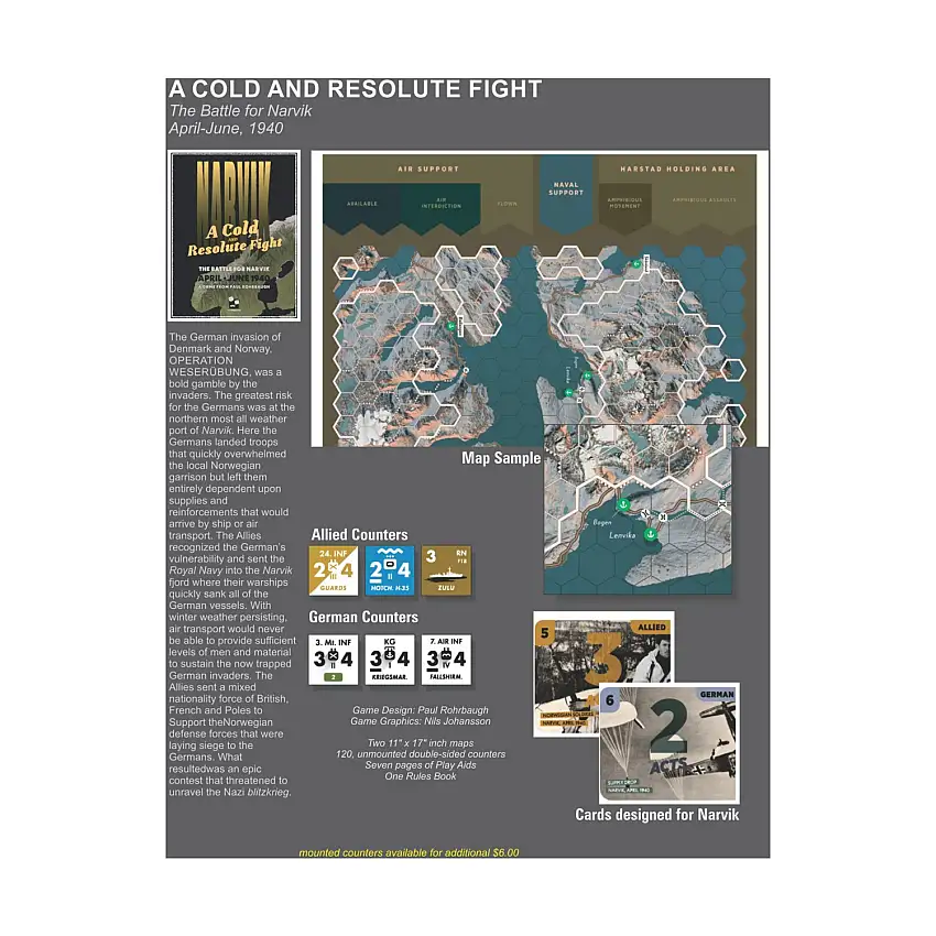 Cold and Resolute Fight - Battle for Narvik April-June, 1940