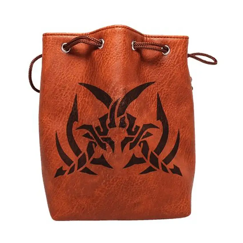 Brown Leather Dice Bag - Assassin's Blade