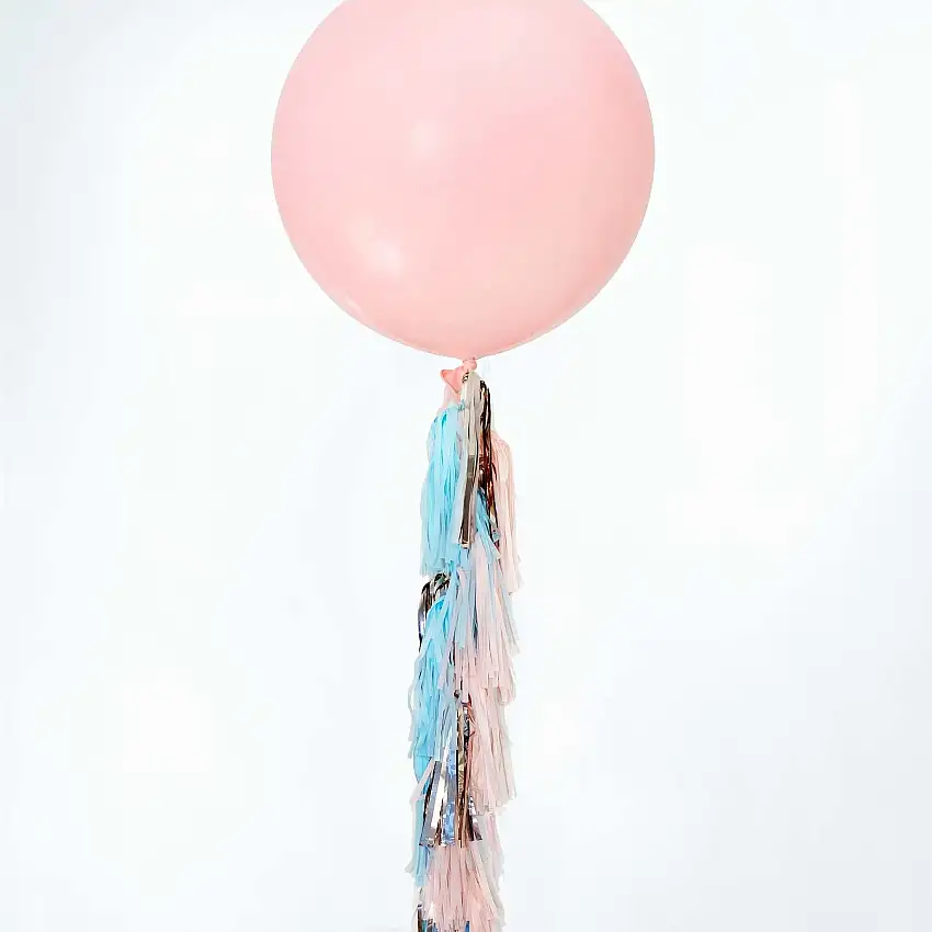 Pastel And Rose Gold Tassel Tail