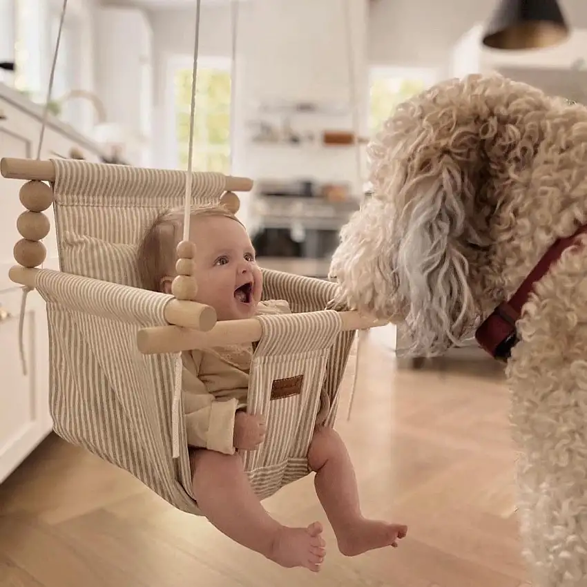 Greige/vanilla Stripe - Indoor