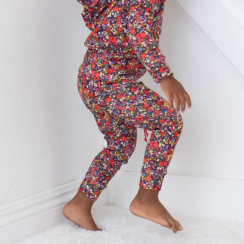 Midnight Petals Relaxed Fit Jogger