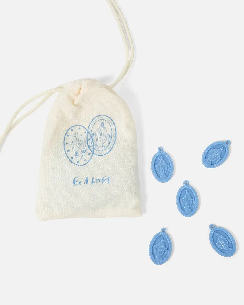 Be A Heart Plastic Miraculous Medals - Pack Of 25