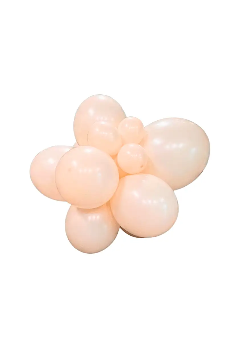 Premium Blush Latex Balloon Cluster (5", 11” And 17”)