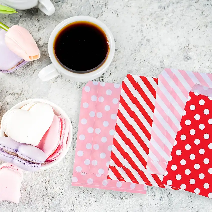 Red And Pink Treat Bags