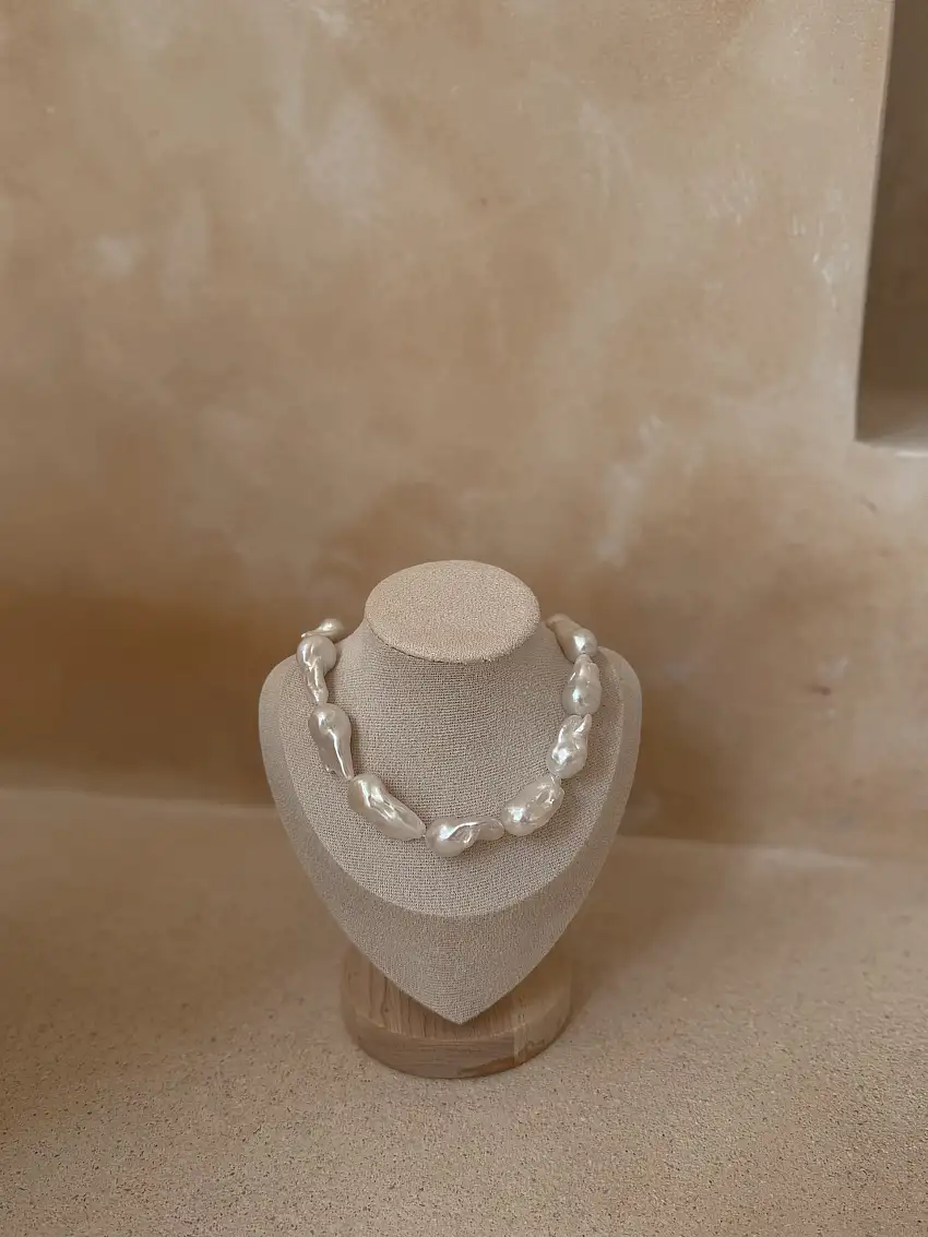 Solene Baroque Pearl Necklace
