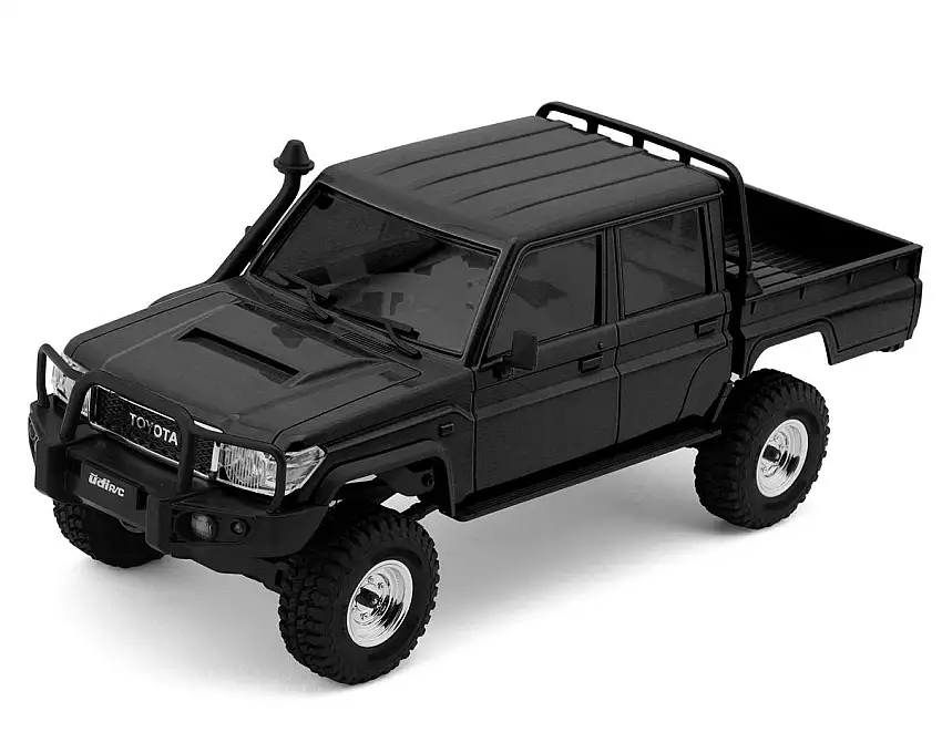 UDI RC UCX18 Pro Toyota Land Cruiser 1/18 RTR 4WD Brushless Rock Crawler (Black) w/2.4GHz Radio, Battery & Charger