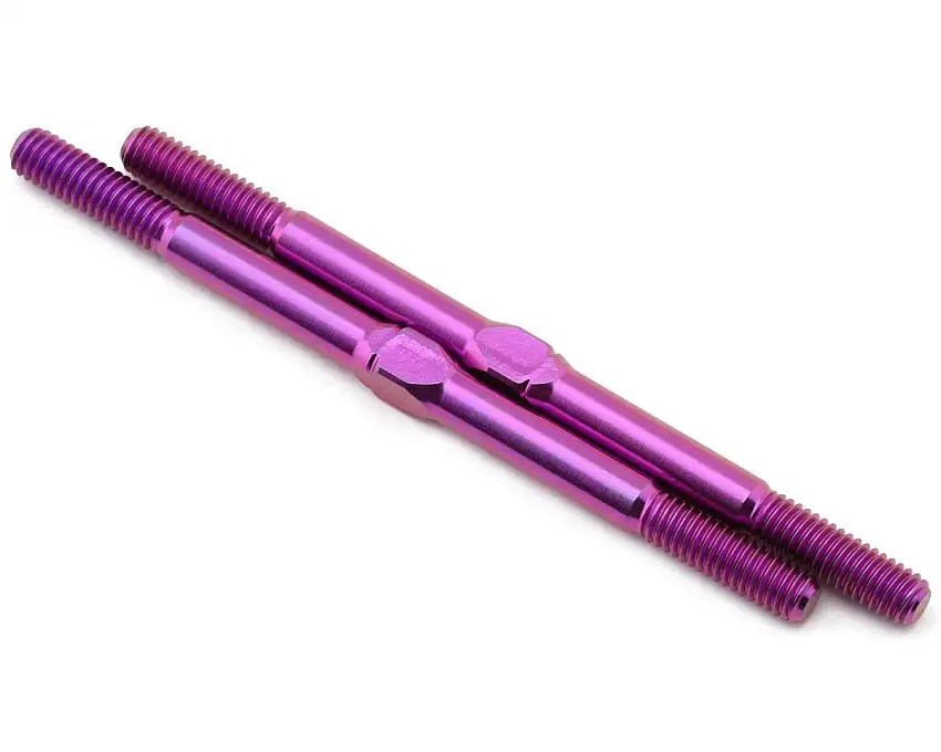 eXcelerate 3.5mm Titanium Turnbuckles (Purple) (2) (58mm)